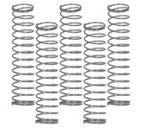 HAKIDZEL 5 Pcs Silver Trumpet Button Springs Set Replacement Accessories for Trumpet, Stainless Steel Material, Easy to Install and Replace, for Concert and Practice Use