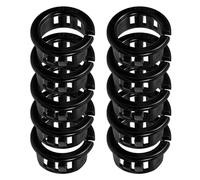 HAKIDZEL 50 Pcs Cable Snap Bushing Protector Made of Strong and Reliable Plastic Nylon round Shape Wire Grommets that Prevent Wires from Becoming Loose