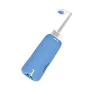 HAKIDZEL 500ml Sinus Rinse Bottle Nasal Cleaning Device with One-button Control and Water Flow Control Plastic Nasal Washer with 2 Nozzles for Adults and Children