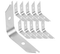 HAKIDZEL 50pcs Aluminum Picture Frame Backing Spring Clips DIY Picture Framing Hardware Invisible Fixation Strong Photo Frame Hanging Tools for Wall Art