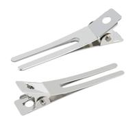 HAKIDZEL 50pcs Silver Iron Hair Clips Fork Design Sturdy Claw Clips No Hair Kinks Lightweight DIY Accessories for Professional Styling and Washing Your Face