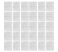 HAKIDZEL 50pcs White Non-Woven Fabric Shoes Organizer Bags with Drawstring Closure, Handy and Long-time Use Shoe Storage Dust Bags for Travel and Closet