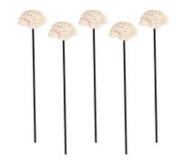 HAKIDZEL 5pcs Flower Reed Diffuser Sticks Made of Natural Rattan for Essential Oil Aroma Diffuser Refill, Easy to Use and Release Fragrance, for Study Rooms and Dormitories