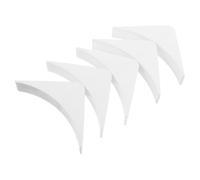 HAKIDZEL 5pcs Plastic Rv Corner Brackets 90 Degree Mounting Braces for Balanced Stability and Compact Design, for Furniture and Fixtures in Professional Modifications Or DIY Projects