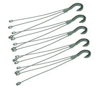HAKIDZEL 5pcs Practical Hanging Flowerpot Hooks for Flowerpots and Planters, Easy Installation Plastic Plant Pot Hangers Suitable for Homes and Balconies
