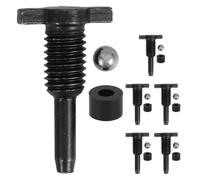 HAKIDZEL 6 Sets Hydraulic Jack Accessories Vertical Air Release Thread Design Precision Engineering Quick Air Release Metal Return Valves Steel Ball Small Screws Pump Plug Rubber Ring