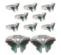 HAKIDZEL 6pcs Cat Head Mood Rings - Color Changing Emotion Rings Metal Sensitive Jewelry For Kids Women Men Birthday Party Favors Costume Props