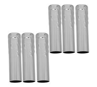 HAKIDZEL 6pcs Hanging Lamp Base Covers for E14 Lamp Base Iron Candle Sleeves for European Style Chandelier Quick Installation Resist Deformation