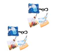 HAKIDZEL 6pcs Printed Eyeglass Cloth Reusable Lens Cleaning Wipes for Glasses Camera Lenses and Screens for Travel and Daily Use