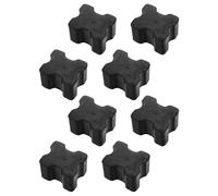 HAKIDZEL 8pcs Black Rubber Coil Spring Absorber Spacers for Car and SUV Suspension, Heavy-Duty Shock Absorber Pads Improving Driving Comfort and Enhanced Suspension for Vehicle Use