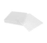 HAKIDZEL 8pcs Fish Tank Plastic Grid Dividers 11.65 Inch Aquarium Bottom Filter Plates with 0.39 Inch Holes for Juvenile Fish Protection and Impurity Separation in Aquariums
