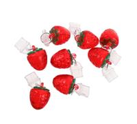 HAKIDZEL 8pcs Type-c Charging Port Dust Plugs Decorative Cartoon Strawberry Pattern Caps for Mobile Phones against Dust and Moisture