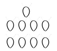 HAKIDZEL 9pcs DIY Martian Antenna Headbands with Springs Plastic Hair Hoop for Women Lightweight Comfortable Non-slip Costume Party Holiday Hairband Accessories
