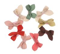 HAKIDZEL 9pcs Gradient Color Butterfly Bow Hair Clips for Hair Accessories Soft Barrettes for School Party Travel
