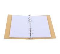 HAKIDZEL A5 Kraft Paper Sketch Notebook for Artists and Travelers | Lay-flat Writing, Easy Page Removal, Reduced Ink Bleed, Sturdy Cover, School Class Notes, White Pages