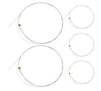 HAKIDZEL Acoustic Guitar Strings and Acoustic Sound 5pcs B-2nd Steel Replacement Set with Extended Durability Silver Colour Folk Guitar Strings Pack for Beginners and Professional Players