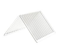 HAKIDZEL Acrylic Record Storage Holder with Strong Stability and Space Saving Design, Triangle Shape Vinyl and CD Rack Suitable for Bedroom and Table, Modern and Classic Appearance Display