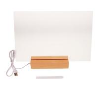 HAKIDZEL Acrylic Writing Board for Desktop Use, Easy to Carry and Comfortable to Touch, Frameless Dry Erase Board for Office and Home Message Display