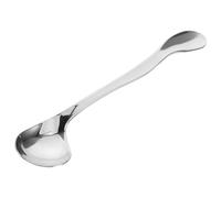 HAKIDZEL Adaptive Eating Spoon for Disabled Adults and Elderly with Hand Tremors, Stainless Steel Ergonomic Design and Comfortable Grip, Silver Metal Spoon for Mealtime Assistance