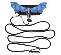 HAKIDZEL Adjustable Blue Traction Rope for Reptiles and Lizards with Convenient Storage Feature for Outdoor Use and Training