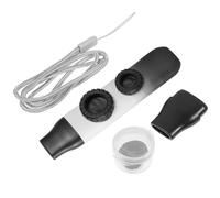 HAKIDZEL Adjustable Dual-tone Kazoo Musical Instrument for Ukulele and Guitar, Easy to Play Plastic Kazoo Set with Flute Diaphragms, for Musical Enlightenment and Props