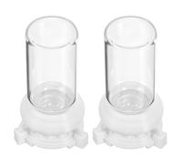 HAKIDZEL Ant Water Feeder 2pcs Plastic Small Feeding Cups 2.36X1.26X1.26In for Ant Colony Water Supply and Nest Care