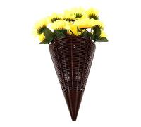 HAKIDZEL Artificial Sunflower No Maintenance Required and Cloth Material Hanging Basket with Yellow Flowers Easy to Decorate Fake Potted Plant for Homes and Offices Home Décor