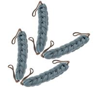 HAKIDZEL Back Scrubber Removes Dust 4pcs Stretchable Exfoliating Body Washing Back Scrubber Pe Material Comfortable to Use Shower for Men and Women