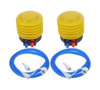 HAKIDZEL Balloon Air Pump Foot-Operated Inflator 2Pcs Plastic Bellows Portable for Quick Inflation of Inflatables and Balloons