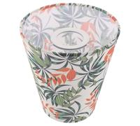 HAKIDZEL Bell Fabric Lamp Shade for Table Lamps and Wall Sconces E27 Socket Compatible with Leaf Print Gentle Diffused Lighting, Easy Installation for Bedrooms and Living Rooms