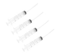 HAKIDZEL Birds Dispenser 4pcs Plastic Feeding Tubes for Pigeon Care Suitable for Home and Professional Pet Store Use