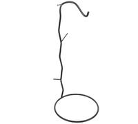 HAKIDZEL Black Iron Hanging Planter Stand Stable Hanging Hook, Compact Tabletop Air Plant Hanger Suitable for Gifts and Crafts, Metal Terrarium Holder for Home and Garden Display