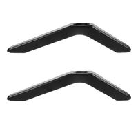 HAKIDZEL Black Tv Base Pedestal Stand for 40-43 Inch Tvs, Sleek Modern Plastic Television Bracket with Easy Installation and Stable Support for Home Or Office