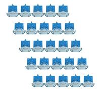 HAKIDZEL Blue Paper Shark Candy Boxes 25Pcs Small Snack Boxes for Wedding Candy Packaging and Shower Favor Bags