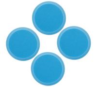 HAKIDZEL Bowling Cleaning Accessory Polishing Sponge Pads Multipurpose 4pcs round Made of Sponge Easy to Use for Home Bowling Maintenance