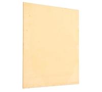 HAKIDZEL Brass Sheet Metal 100x100mm 0.8mm Thick Polished Brass Sheet for Model Parts and Artistic Projects, Wear Resistant Brass Plate for Crafting