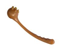 HAKIDZEL Brown Silicone Massage Hammer for Neck and Back with Non-Slip Handle, Health Improvement Therapy Tool for The Old and Parents, Effective Stress Relief and Body Tapping Equipment