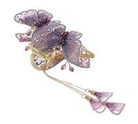 HAKIDZEL Butterfly Clip Tassel Hairpin Hair Bow for Women Hair Clips for Girls Vintage Party Ceremony