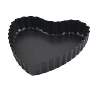 HAKIDZEL Cake Pan Decorative Baking Accessory Heart-Shaped Carbon Steel with Non-Stick Coating, Flat Bottom and Quick Cooling Feature for Oven Use and Homemade Cakes