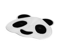HAKIDZEL Cartoon Panda Shower Foot Scrubber Mat with Soft Tpr Material, Gentle on Skin, Non-slip Back Washer for Dead Skin Removal and Foot Cleaning in Bathroom