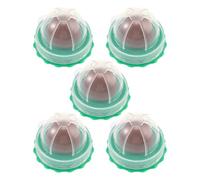 HAKIDZEL Cat Nutrition Sugar Candy Balls 5Pcs Catnip Lick Treats in Random Flavours, Edible Sticky Wall to Promote Hydration Oral Health for Cats
