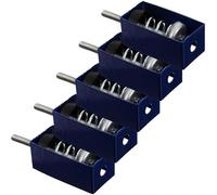 HAKIDZEL Ceiling Spring Isolator Ceiling Suspension Damping Mounts 5pcs with Galvanized Steel and Rubber Construction for Fan Coil Units Suitable for Home and Bedroom Use