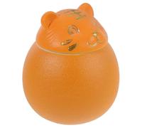 HAKIDZEL Ceramic Mini Tea Storage Jar for Loose Tea Leaves and Beans with Long Serving Life and Freshness Preservation for Desktop Use