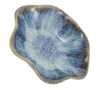 HAKIDZEL Ceramic Plate Ring Holder Decorative and Practical and Storing Jewelry Jewelry Dish Tray for Desktop Organization Suitable for Desktop and Showcase Use