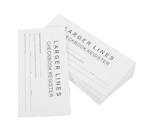 HAKIDZEL Check Registers for Business Checking Account 12pcs with White Paper Pages, Efficient Organization and -Term Use for Personal Checkbook and On-the-go Financial Management