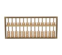 HAKIDZEL Chinese Style Brass Abacus Figurine for Workspace and Company Gift