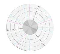 HAKIDZEL Clay Disc Divider for Acrylic Precision Tool Pottery and Durability Round Equal Dividing the Go Clay Sculpting Template Artists