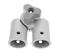 HAKIDZEL Cleaning Tool Pole Adapter 25Mm Aluminum Alloy Rotatable Extension Rod Joint, Mop Accessory for Window Squeegee and Cleaning Poles