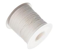 HAKIDZEL Cotton Candle Wicks for Candle Making 1 Roll 30m Braided Cotton Wick Spool Slight Curl When Burning