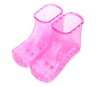 HAKIDZEL Creative Foot Soaking Bath Bucket with Magnetic Pedicure Tub Small Size 16.5cm Pink Plastic Foot Spa Shoes